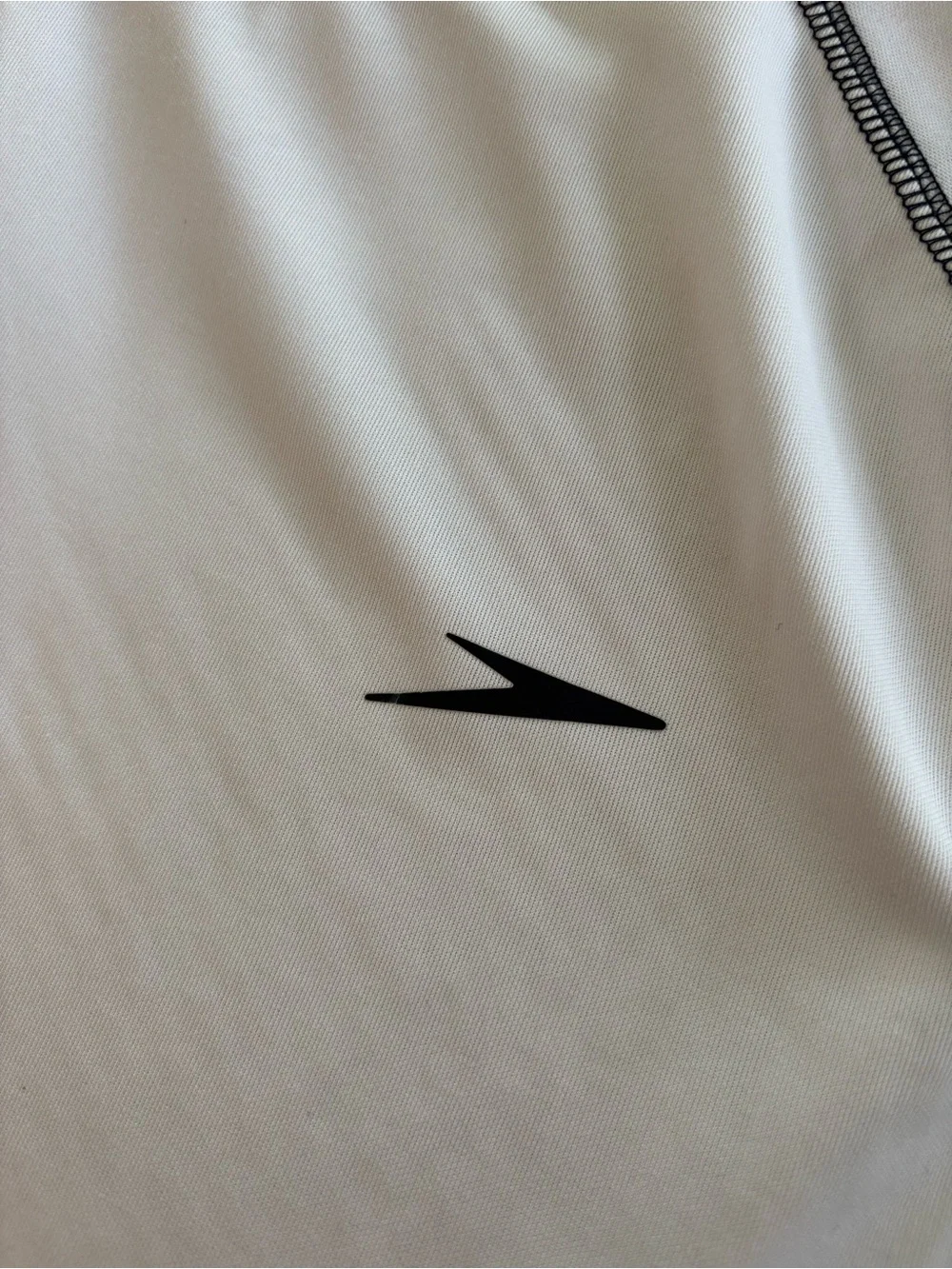 Speedo Men's Easy Long Sleeve Swim Shirt Sz XXL White Loose Fit LS UPF 50